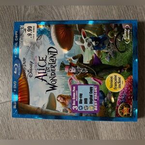 Disney's Alice in Wonderland Blu-ray DVD Combo - Blue and Multicolor